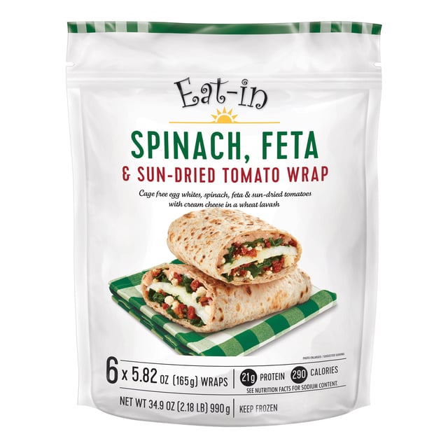 Eat-In Foods Spinach Feta Wrap 6/5.8 oz