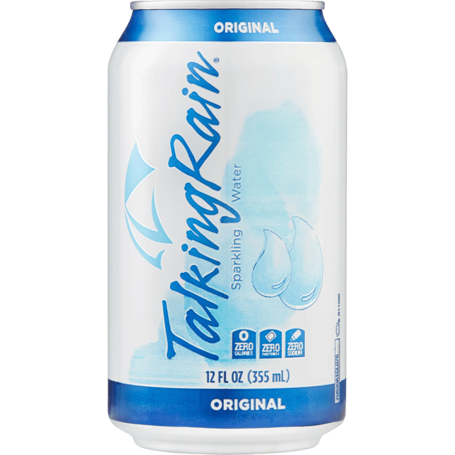 Talking Rain Sparkling Water, Original, 24 Pack (12 fl oz Cans)
