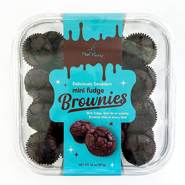 Posh Pantry Gourmet Fudge Brownies 32 oz