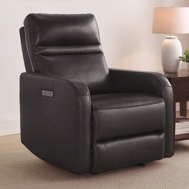 Gilman Creek Aldryn Leather Power Glider Recliner