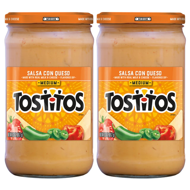 Frito Lay Tostitos Medium Queso Dip 2/23 oz