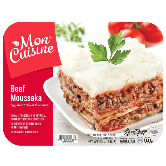 Mon Cuisine Beef Moussaka 40 oz (2.5 lbs)
