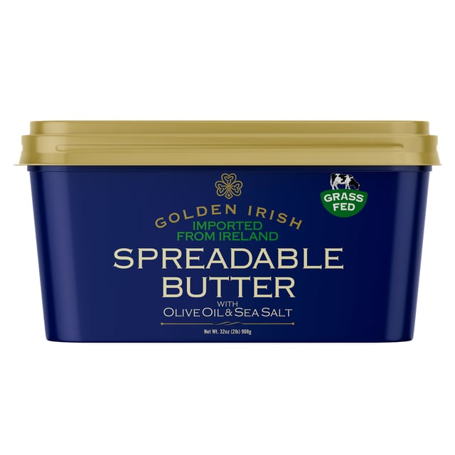 Golden Irish Spreadable Butter 32 oz (2 lb)