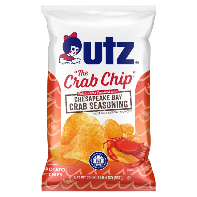 Utz Crab Potato Chips 20 Ounces