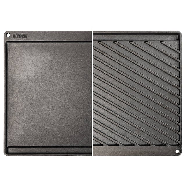 Lodge Seasoned Cast Iron Reversible Grill/Griddle