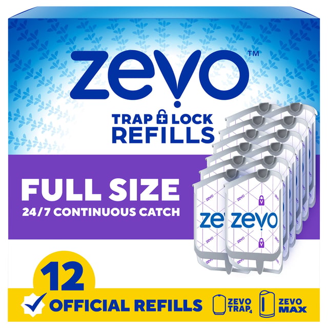 Zevo Flying Insect Trap Refills, 12-Count