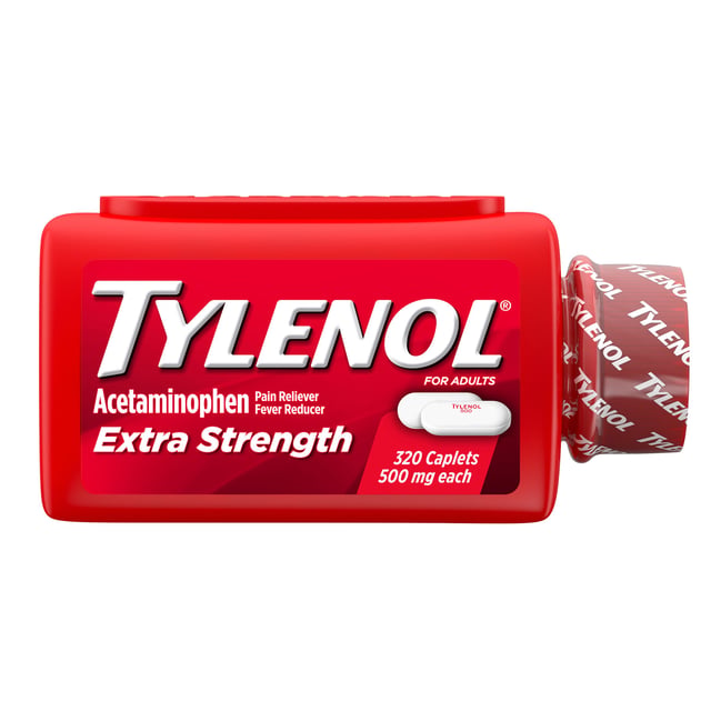 Tylenol Extra Strength Acetaminophen 500mg Caplets, 320 Count
