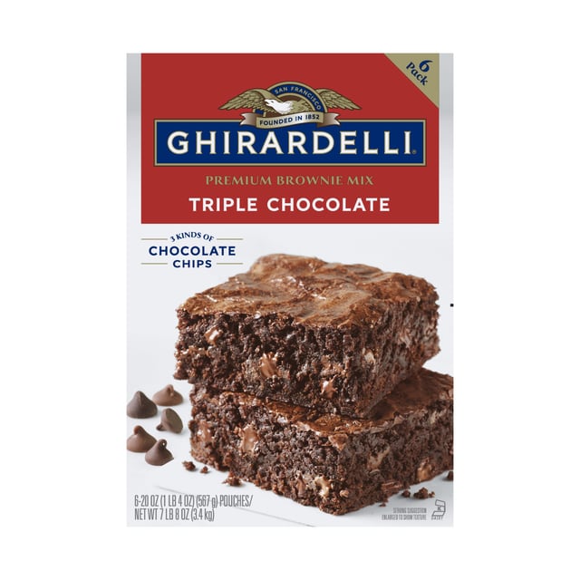 Ghirardelli Triple Chocolate Brownie Mix 7.5 Pounds