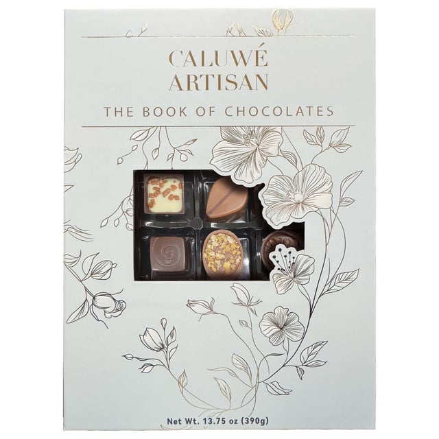 Caluwé Artisan Book of Chocolates 13.75 Ounces