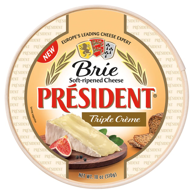 Président Triple Crème Brie 18 oz (1.125 lbs)