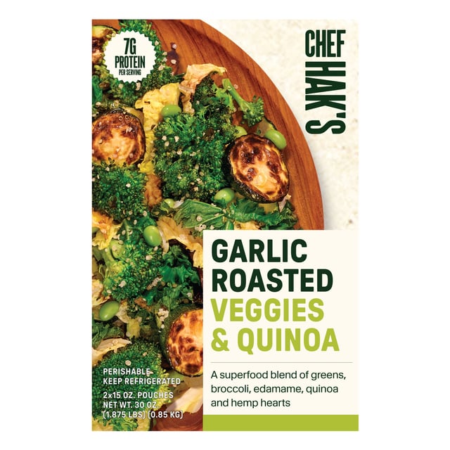 Chef Hak's Garlic Roasted Veggies & Quinoa 2/15 oz