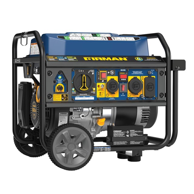 Firman 6300W Running Tri-Fuel Generator with CO Alert