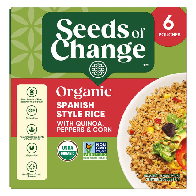 Seeds of Change Organic Spanish Style Rice with Quinoa, Peppers & Corn 6/8.5 oz