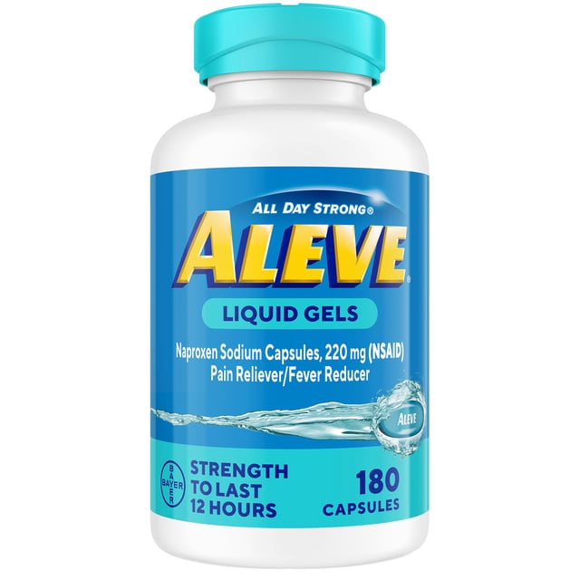 Aleve 220mg Liquid Gels 180 Count
