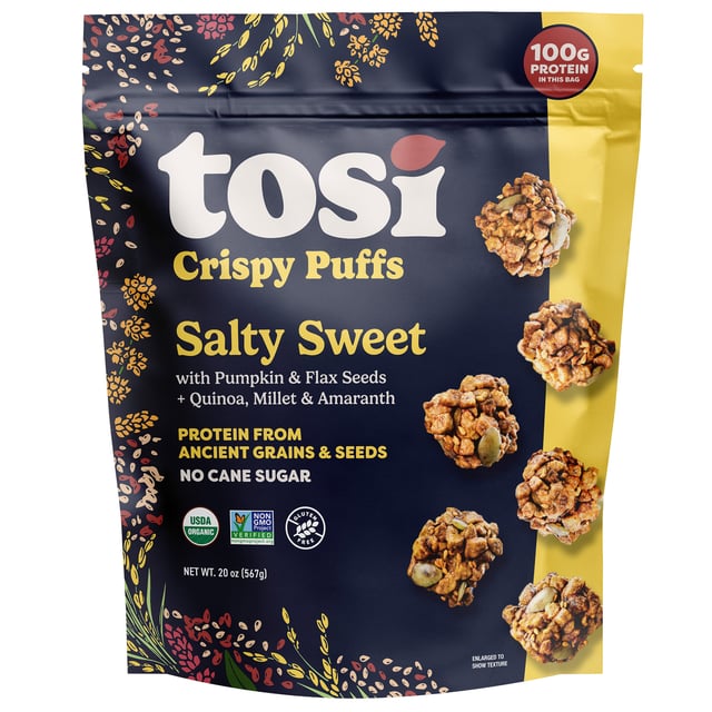 Tosi Organic Sweet & Salty Puffs 20 oz