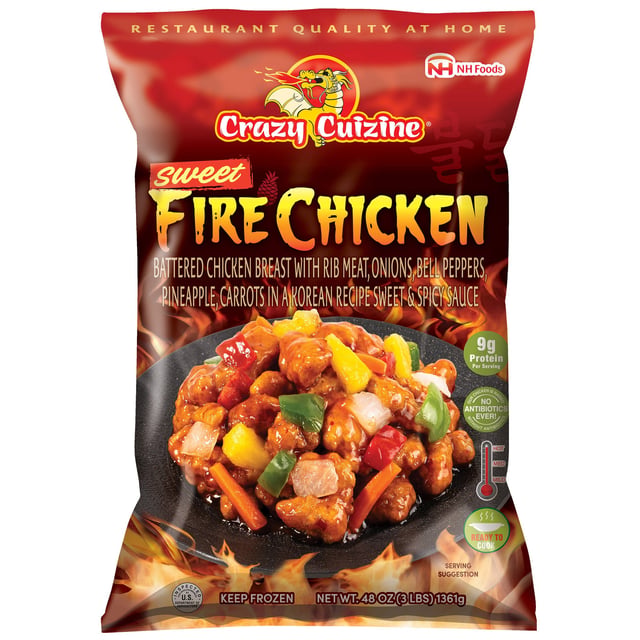 Crazy Cuizine Sweet Fire Chicken, 48 oz
