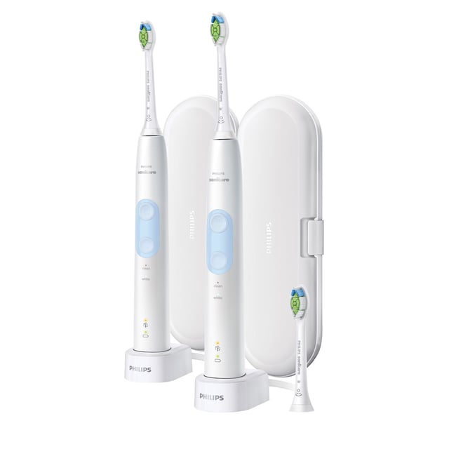 Philips Sonicare Optimal Clean Rechargeable Electric Toothbrushes, 2-Pack