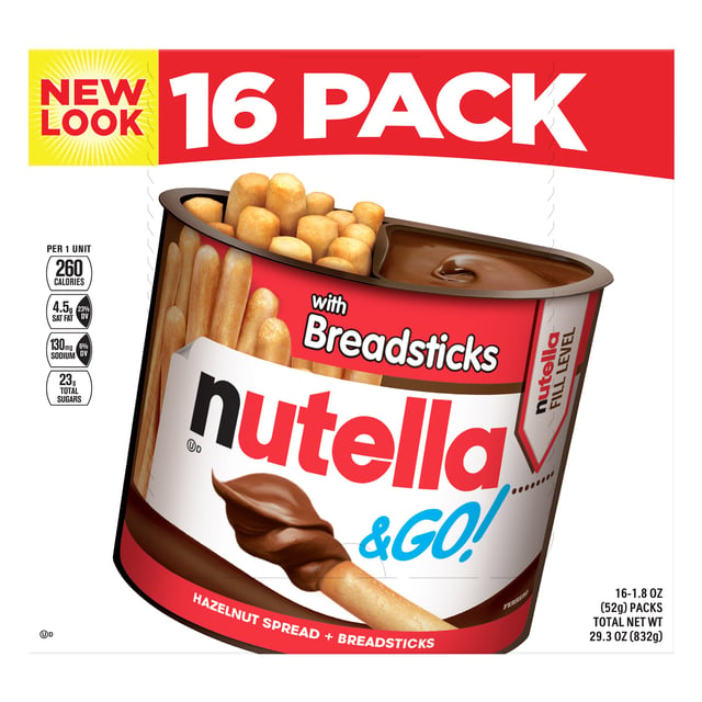 Ferrero Nutella & GO! 16/1.8 Ounce Cups