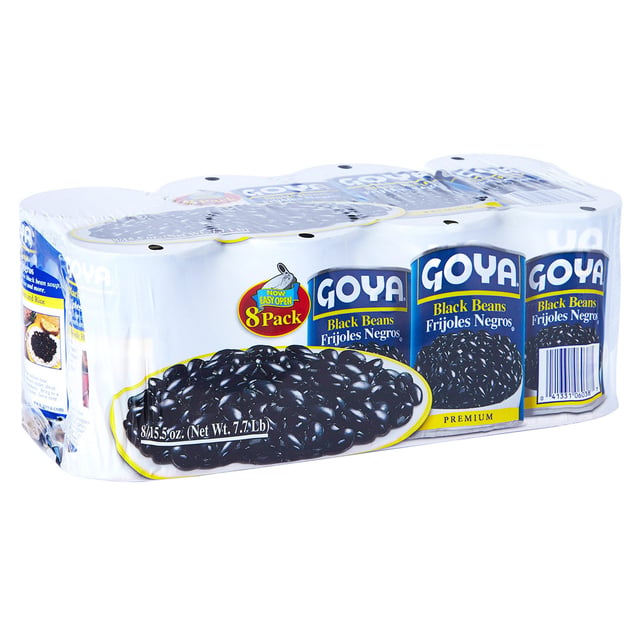 Goya Black Beans 8/15.5 oz (7.75 lbs)