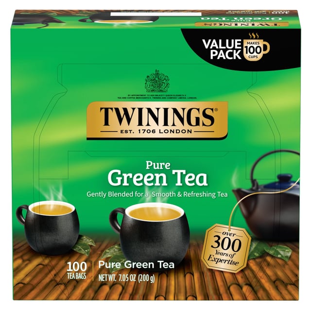 Twinings Pure Green Tea 100 Count 7.05 oz