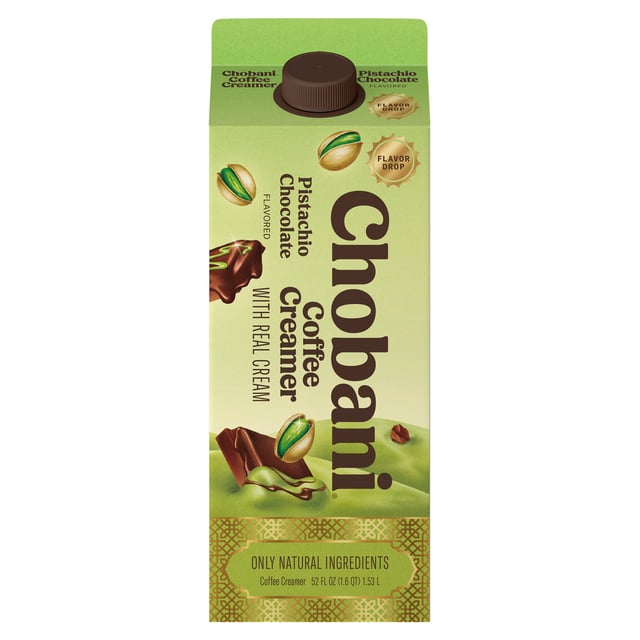 Chobani Pistachio Chocolate Coffee Creamer, 52 fl oz
