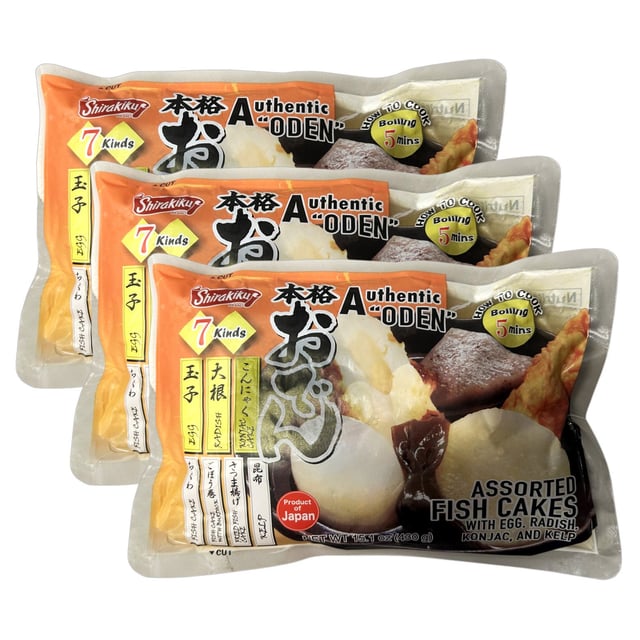 Shirakiku Authentic Oden, 3-Pack (3 x 15.1 oz, 45.3 oz Total)