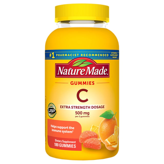 Nature Made Extra Strength Vitamin C Gummies 500 mg 180 CT