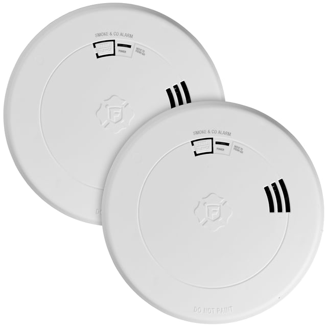 First Alert 10-Year Battery Smoke & CO Alarm 2-Pack 8th Edition
