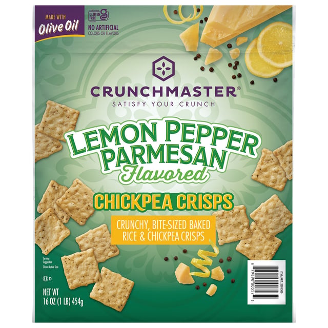 Crunchmaster Chickpea Crisps, 16 oz