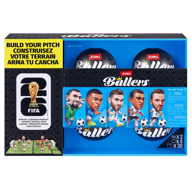 ZURU FIFA World Cup 2026 Ballers Series 1 - 4 Pack
