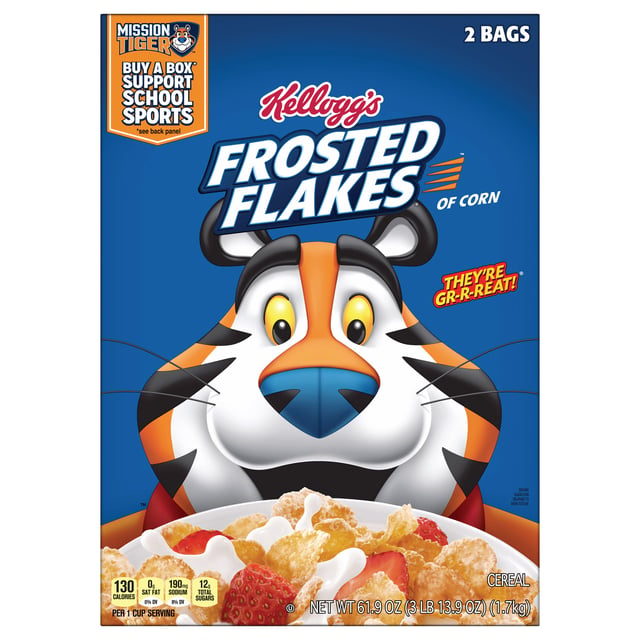 Kellogg's Frosted Flakes 2/30.95 Ounce Bags