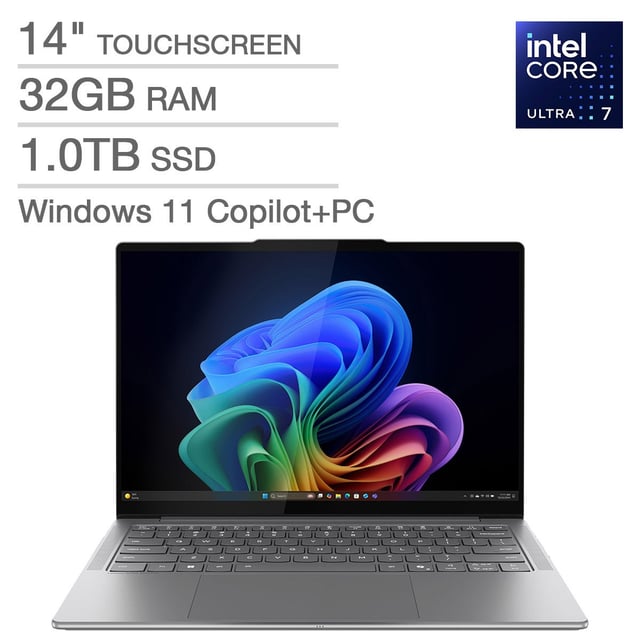 Lenovo Slim 7i 14" IdeaPad Laptop - Intel Core Ultra 7 - 32GB - 1TB