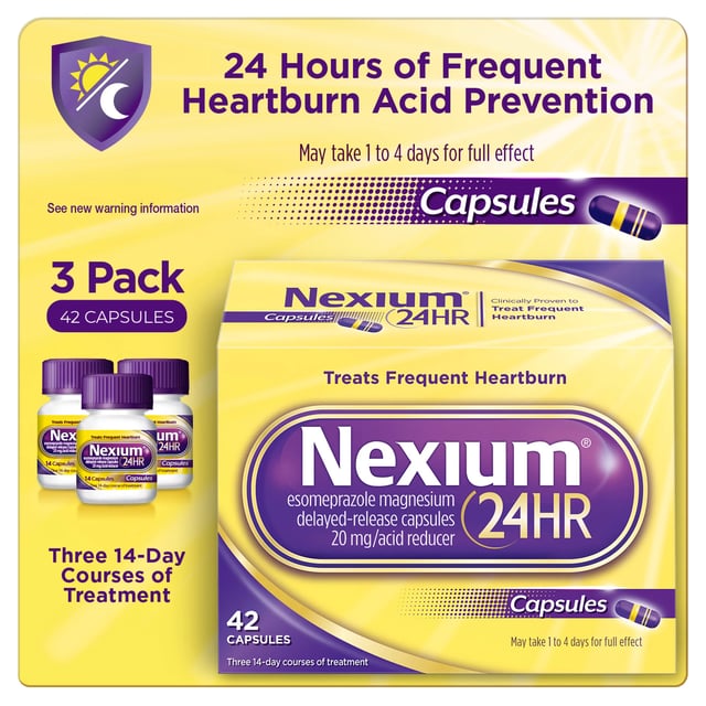Nexium 24HR Capsule 3 x 14 Count