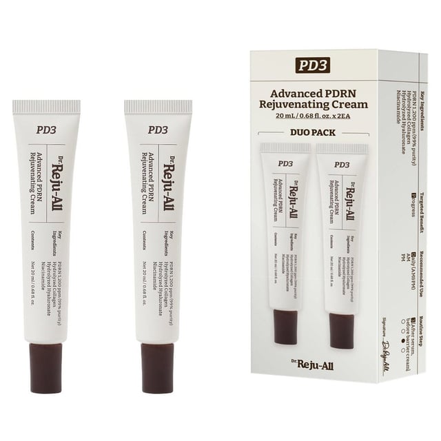 Dr. Reju-All PD3 Advanced PDRN Rejuvenating Cream, 0.68 fl oz, 2-Pack