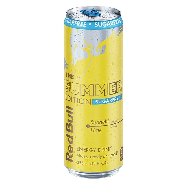 Red Bull Sudachi Lime Sugar Free Energy Drink, 24 x 8.4 FL OZ