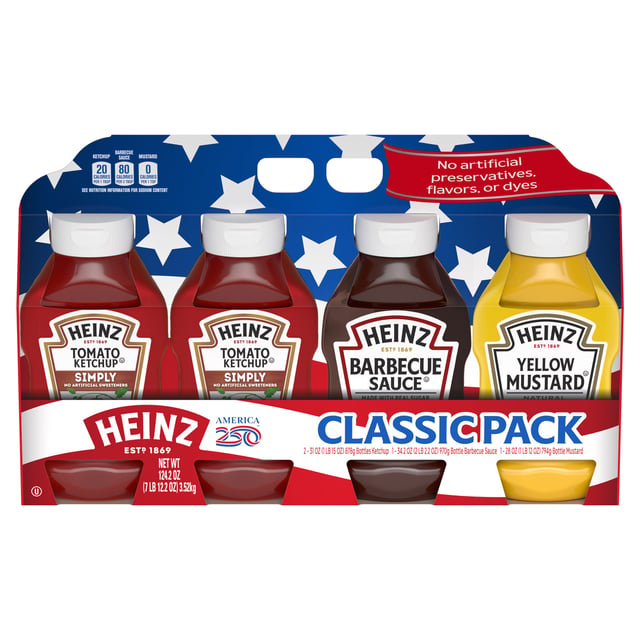 Heinz Classic Pack 124.2 oz (7.76 lb)