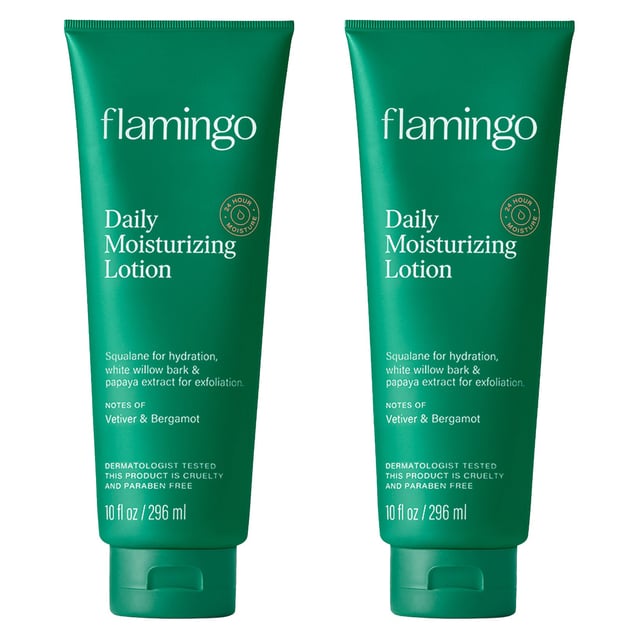 Flamingo Daily Moisturizing Lotion 10 fl oz, 2-Pack