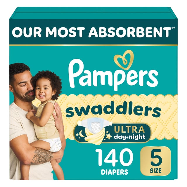 Pampers Swaddlers Ultra Size 5, 140 Count