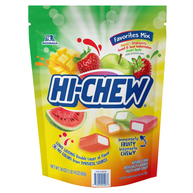 Hi-Chew Favorites Mix Fruit Chews, 30 oz