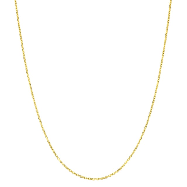 14KT Yellow Gold Cable Chain 18" Made in Italy