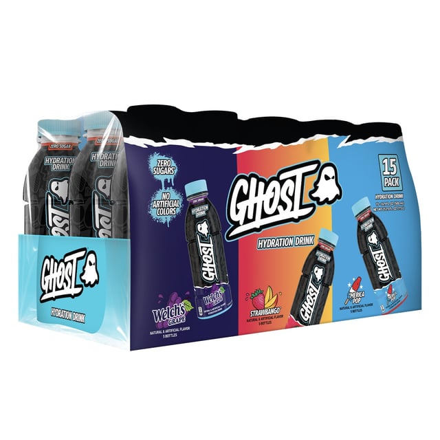 GHOST Hydration Drink Variety Pack, 15 ct / 16.9 oz