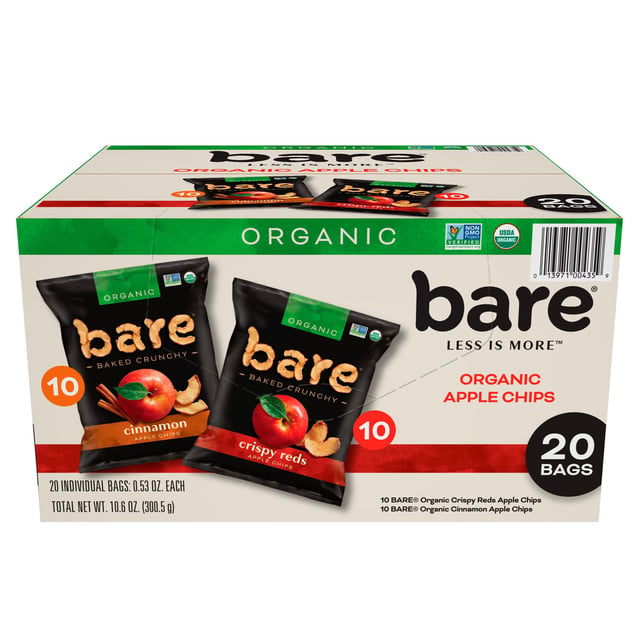 Bare Snacks Organic Apple Chips 20 CT / 10.6 oz