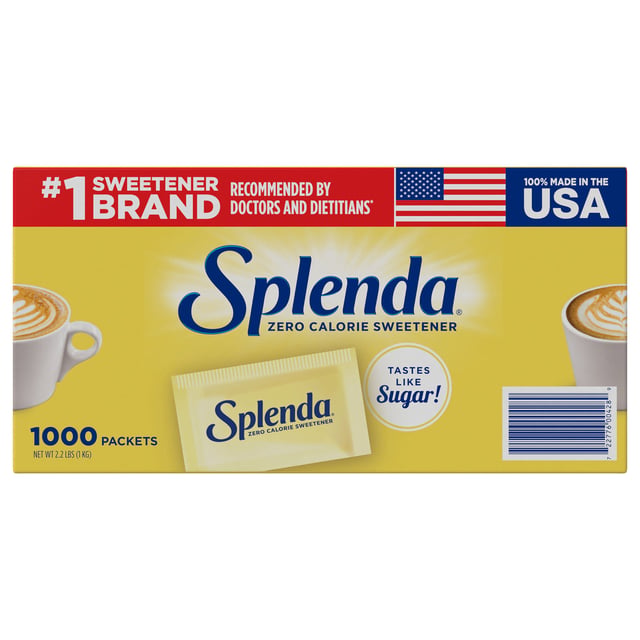 Splenda No Calorie Sweetener Packets, 1000 CT (2.2 lbs)
