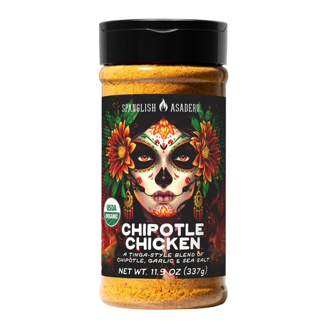 Spanglish Organic Chipotle Chicken Seasoning 11.9 oz