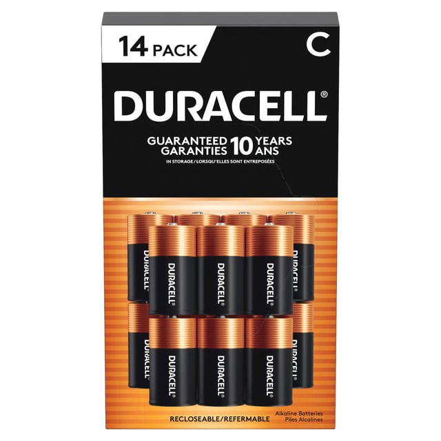 Duracell Power Boost Alkaline C Batteries 14-Pack