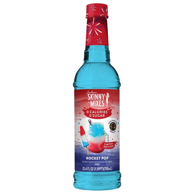 Jordan's Skinny Mixes Sugar Free Rocket Pop Syrup 25.4 fl oz