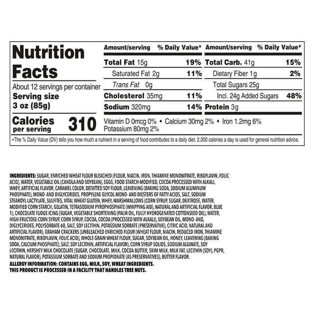 Jean's Posh Pantry S'mores Bundt Cake 36 oz