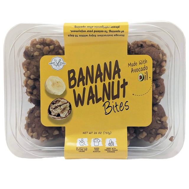 Bakery Street Banana Walnut Bites 26 oz