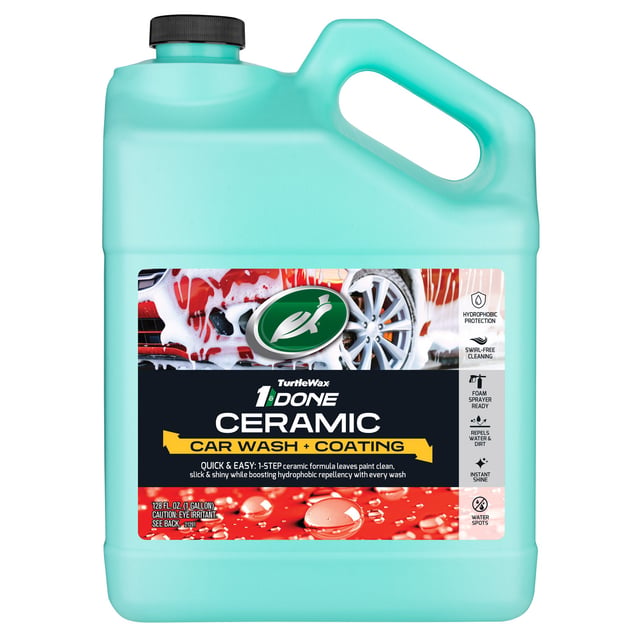 Turtle Wax 1 & Done Ceramic Wash & Coating 128 oz
