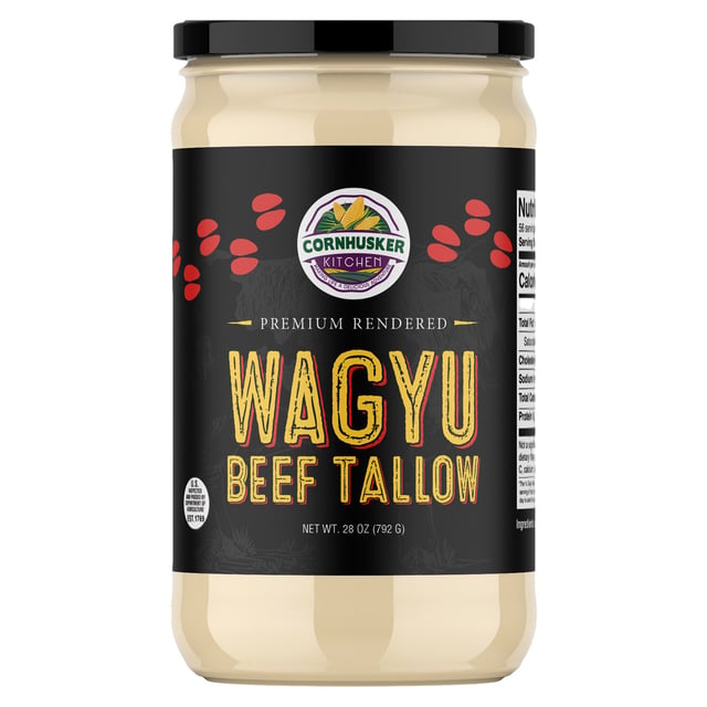 Cornhusker Kitchen Wagyu Beef Tallow 28 oz (1.75 lbs)
